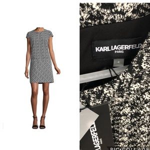 Karl Lagerfeld tweed dress NWT